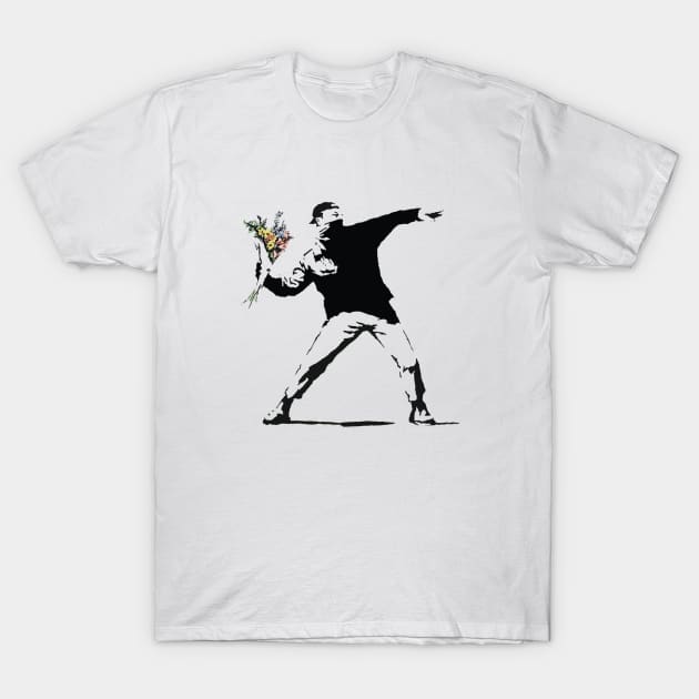 Flower thrower T-Shirt by PopGraphics